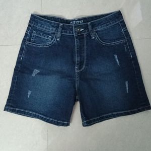 Denim shorts